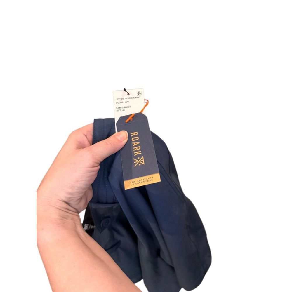 Men's Roark Navy hytide Hybrid Shorts Waist 40 l4 - Picture 3 of 3